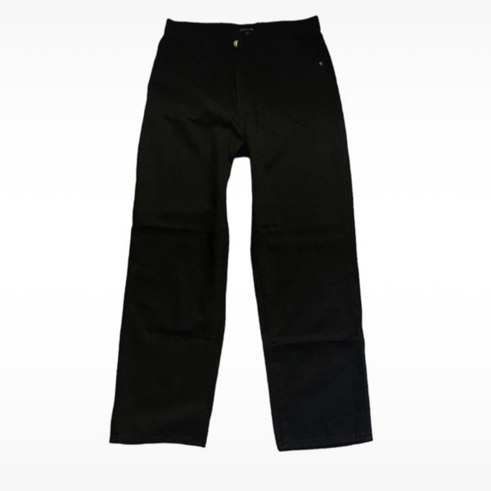 Prettylittlething relaxed black jeans